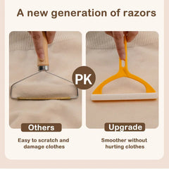 Pet Cat Dog Hair Scraper Remover Brush Portable Silicone Comb Double Sided Scraper Cats Dog Sofa Clothes Home Clean Accessories