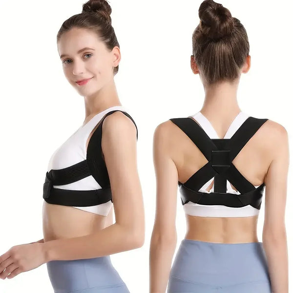 Adjustable Back Posture Correction Belt Sitting Correction Belt Back Women Men Prevent Hunchback Relieve Pain Posture Corrector