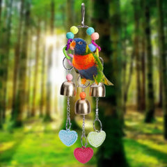 Bird Toys Hanging Practical Bell Design