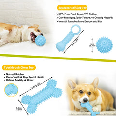5-pack pet toys plush dog toys teething pet toys