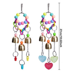 Bird Toys Hanging Practical Bell Design
